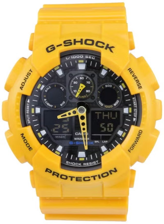 EDIFICE CASIO Men's G-Shock Watch GA-100A-9A - Image 1